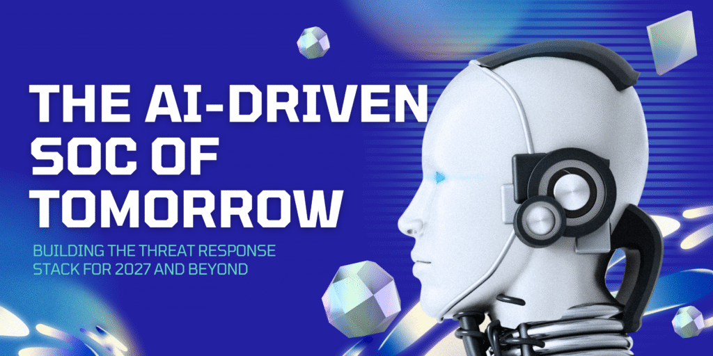 AI-Driven SOC dashboard with real-time cyber threat detection, automation, and analytics representing the future of security operations.